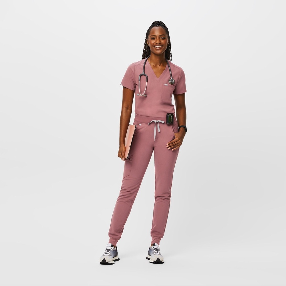 LIMITED EDITION MINERAL MAUVE SCRUBS SET